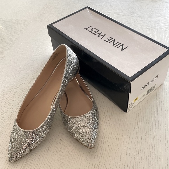 Nine West Shoes - NEW - NINE WEST Glitter Ballet Flats